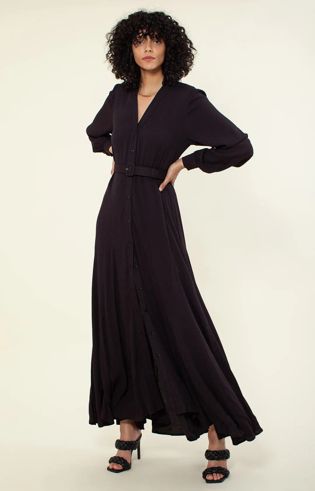 Marlena Solid Maxi Dress sold by Hale Bob