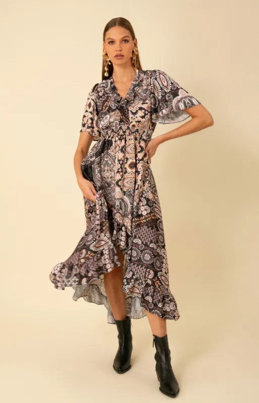 Serena Hi-Lo Dress sold by Hale Bob