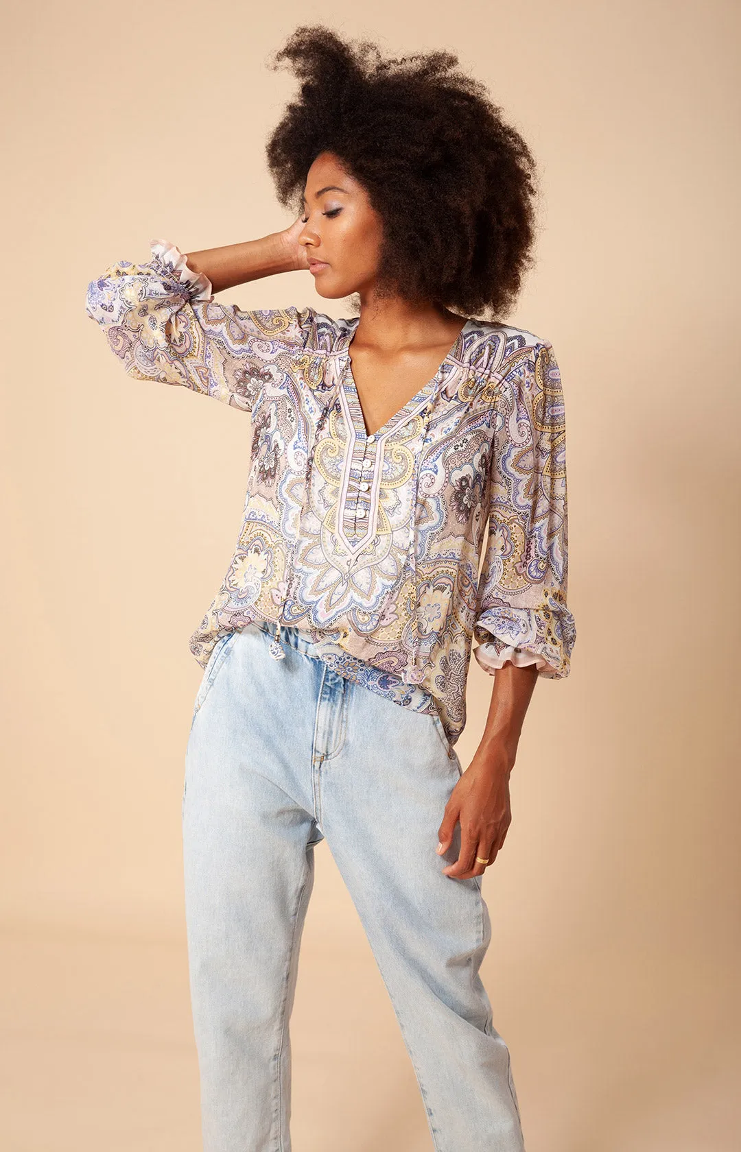 Amity Georgette Top sold by Hale Bob