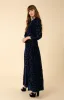 Heloise Solid Velvet Burnout Maxi Dress sold by Hale Bob