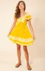 Mena Embroidered Dress sold by Hale Bob