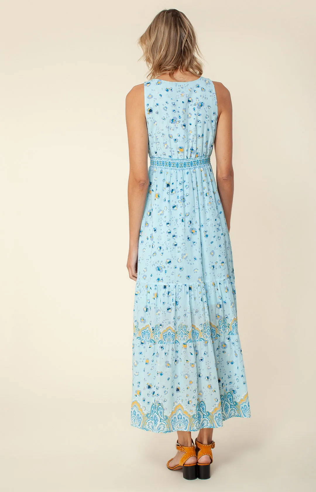 Gizela Smocked Dress sold by Hale Bob product image thumbnail 5