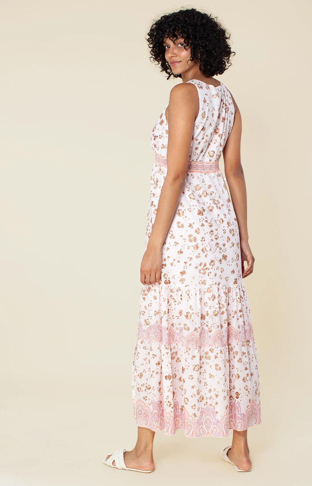 Gizela Smocked Dress sold by Hale Bob product image thumbnail 3