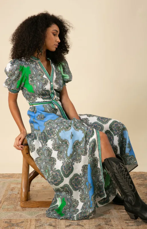 Elianna Linen Maxi Dress sold by Hale Bob