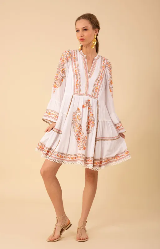 Isabel Embroidered Dress sold by Hale Bob