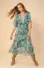 Natasha Tiered Chiffon Dress sold by Hale Bob
