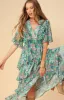 Natasha Tiered Chiffon Dress sold by Hale Bob