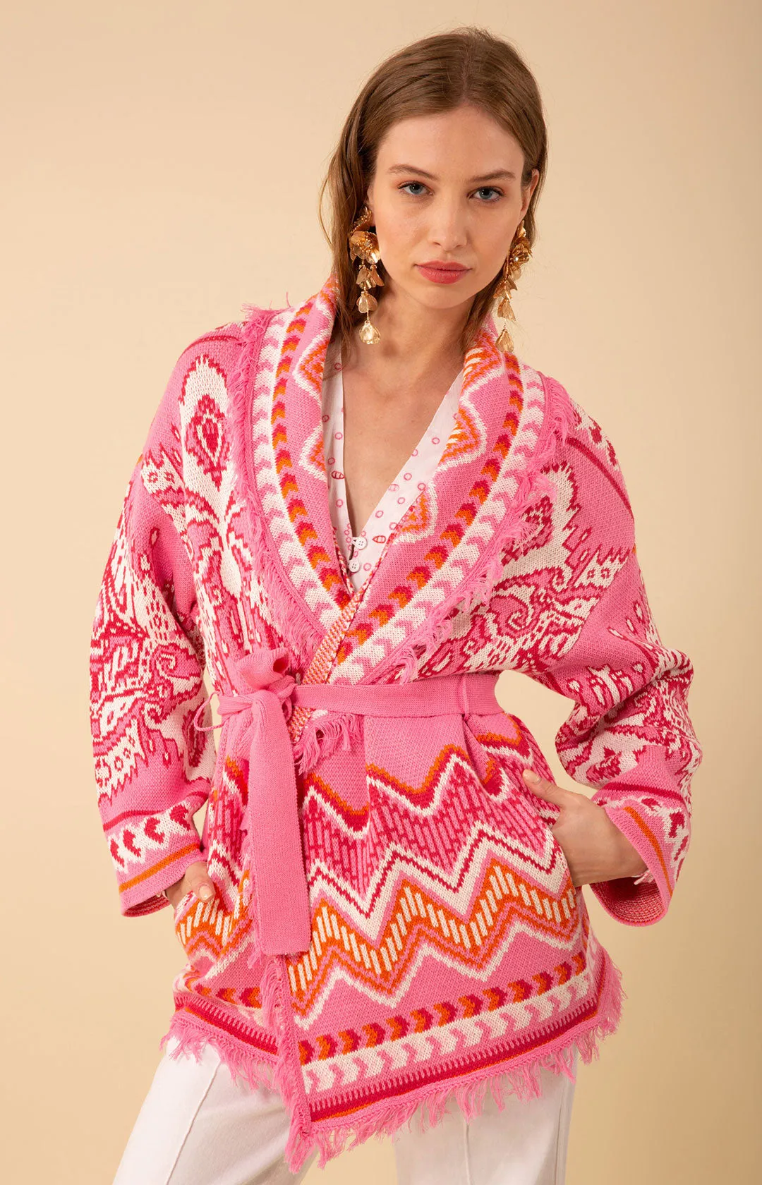 Kennedy Wrap Sweater sold by Hale Bob product image thumbnail 2