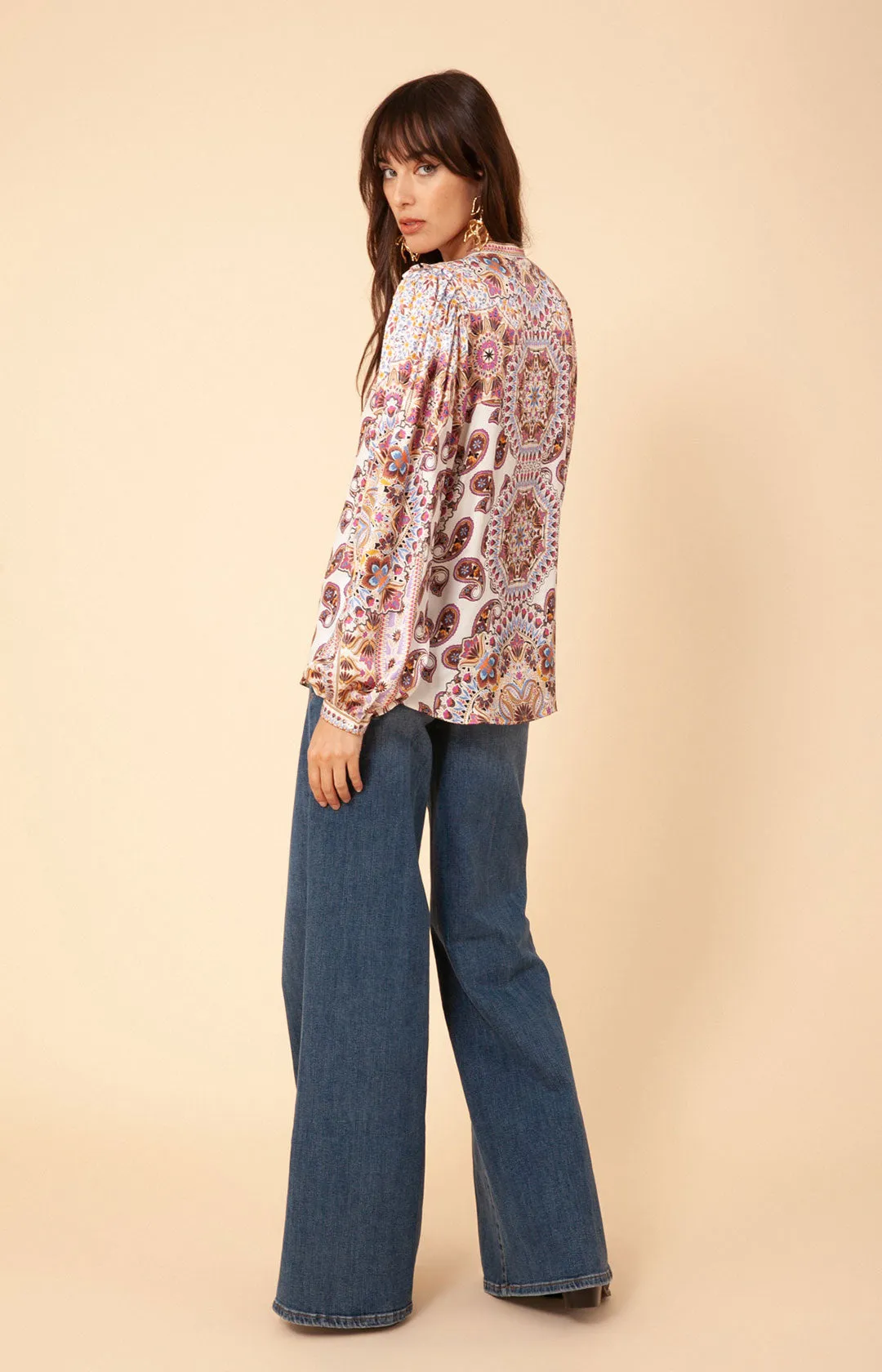 Joleen Charmeuse Top Beaded sold by Hale Bob product image thumbnail 2