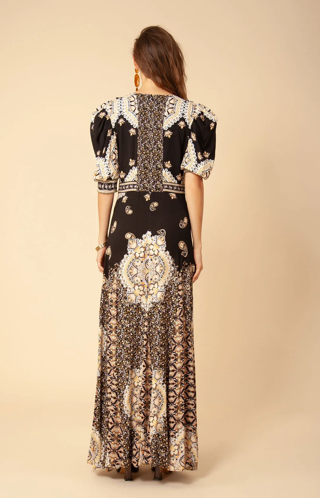 Soraya Crepe Maxi Dress sold by Hale Bob product image thumbnail 3