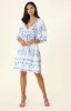Dionne Embroidered Dress sold by Hale Bob