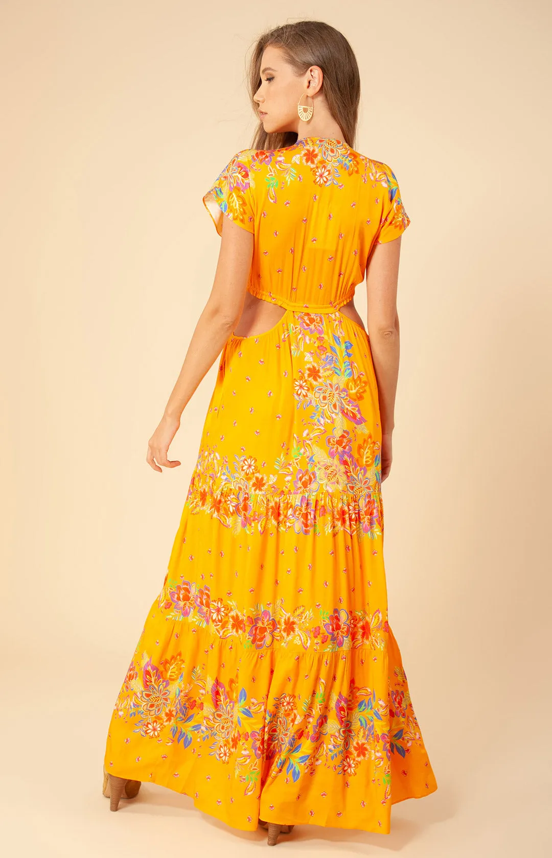 Effie Cut Out Maxi Dress sold by Hale Bob product image thumbnail 2