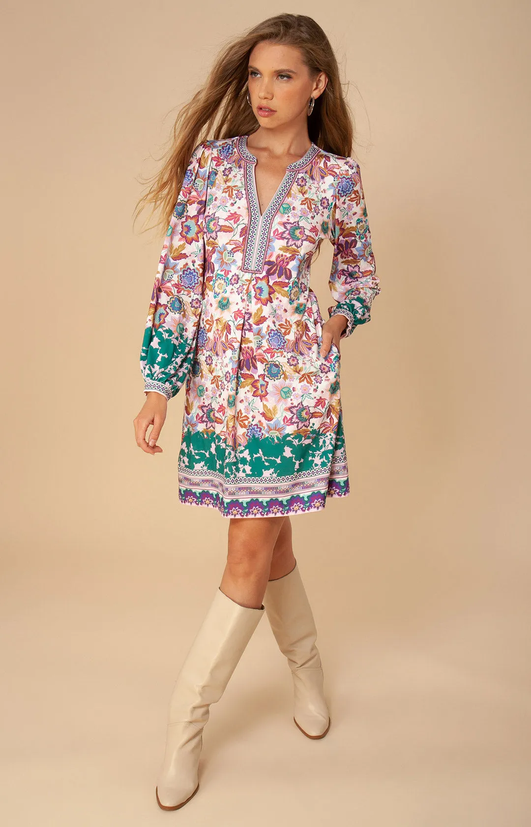 Ania Jersey Dress *Beaded* sold by Hale Bob product image thumbnail 4