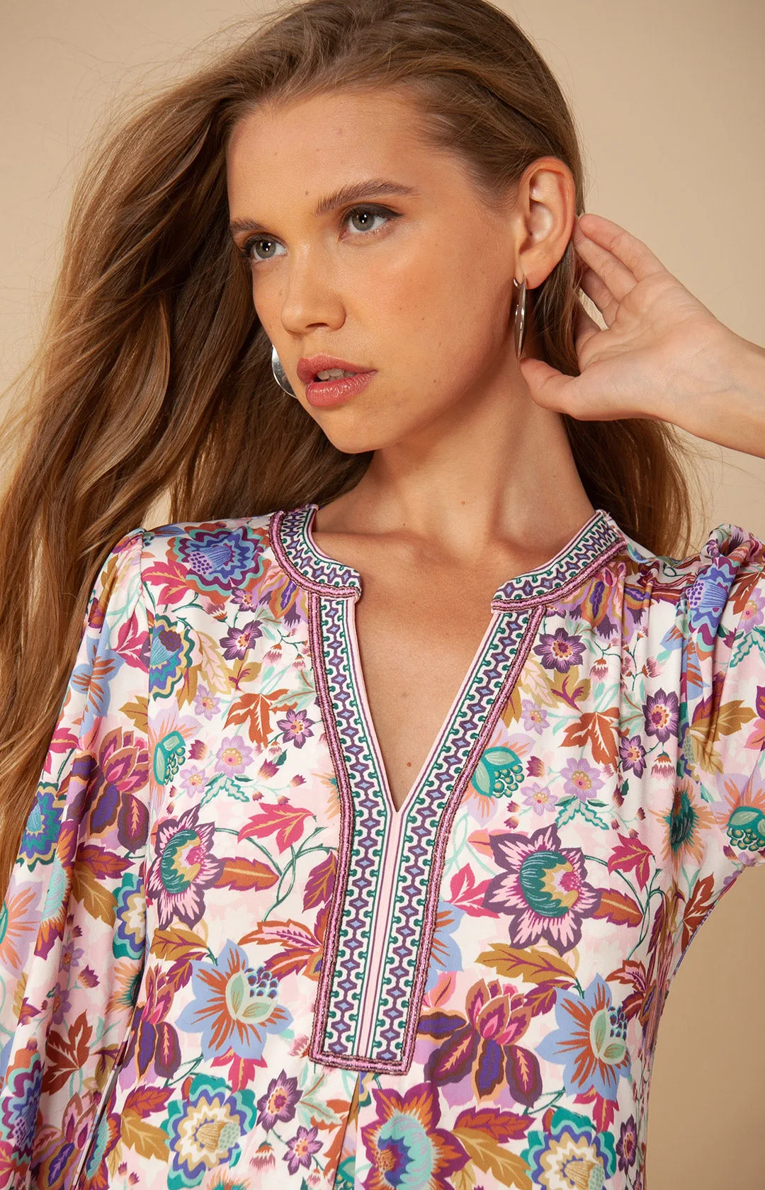 Ania Jersey Dress *Beaded* sold by Hale Bob product image thumbnail 2