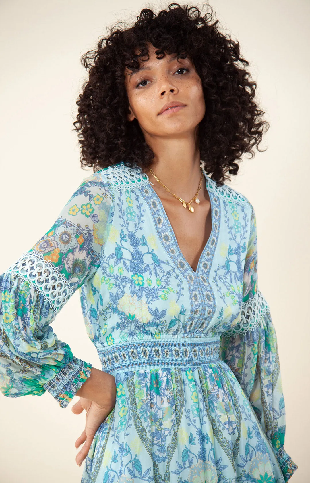 Edlynn Chiffon Dress sold by Hale Bob product image thumbnail 5