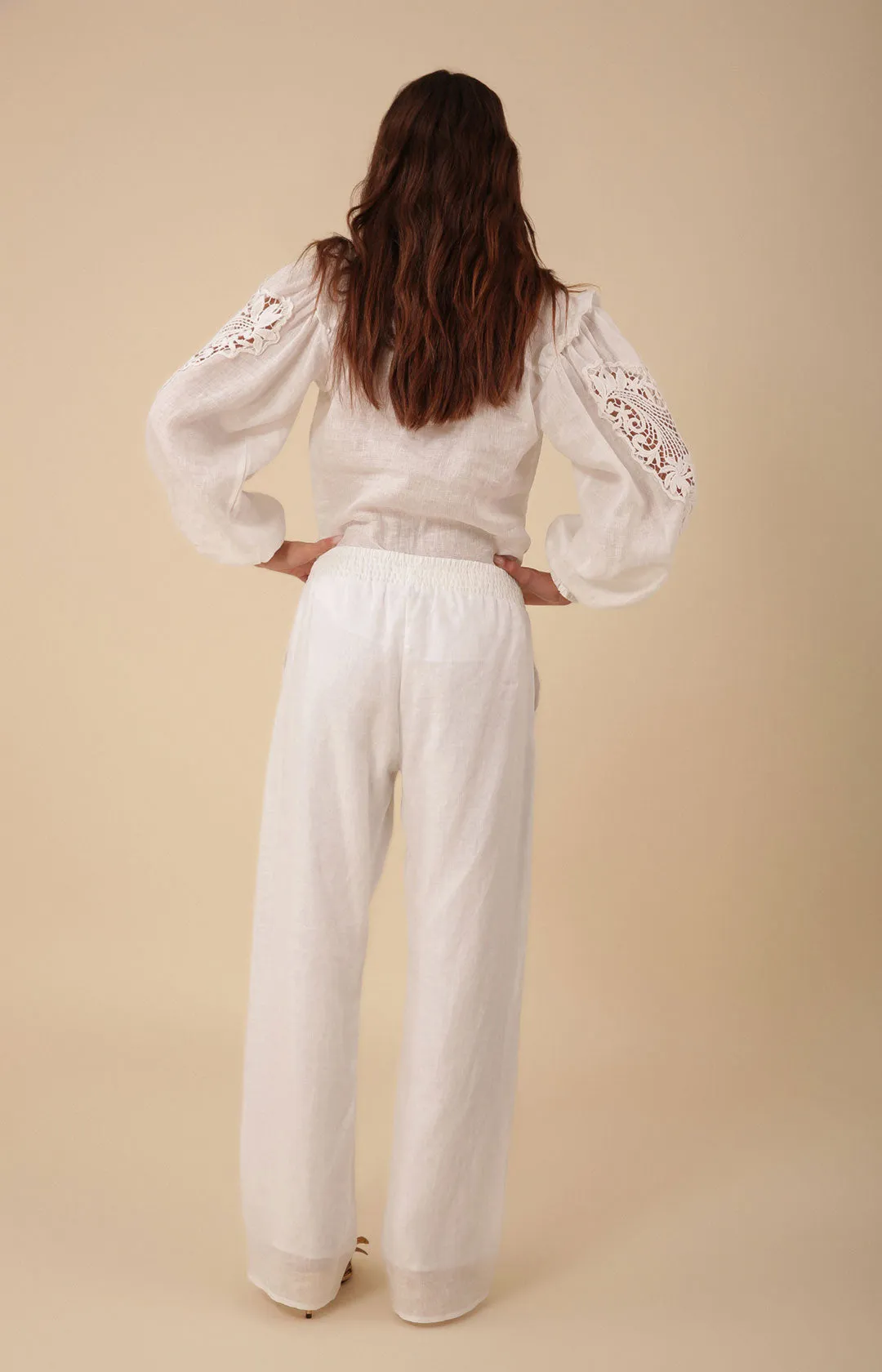 Reese Solid Linen Top sold by Hale Bob product image thumbnail 2