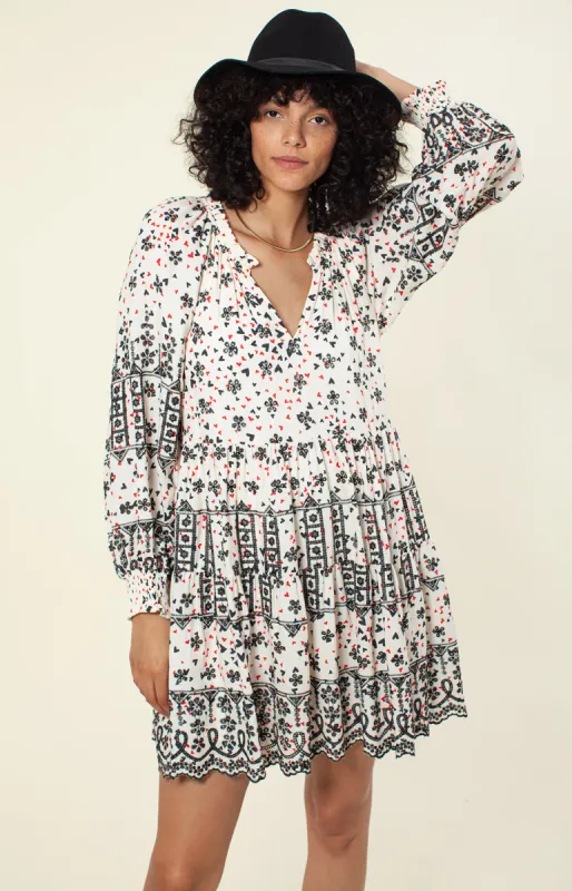 Darrin Embroidered Dress sold by Hale Bob