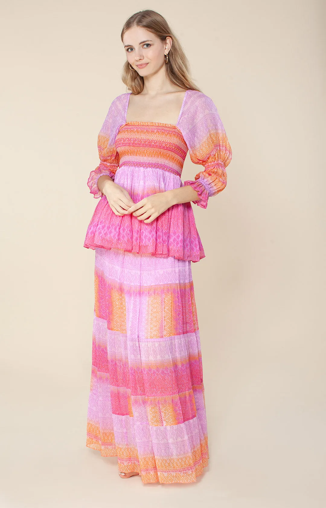 Brittany Smocked Top sold by Hale Bob product image thumbnail 4