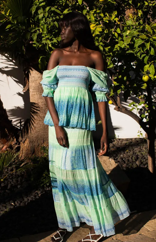 Brittany Smocked Top sold by Hale Bob