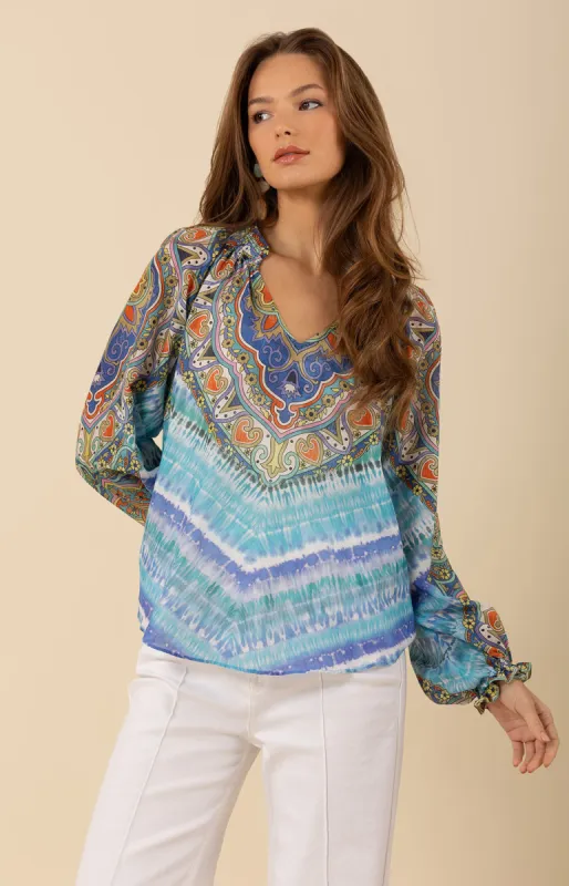 Sadie Voile Top sold by Hale Bob