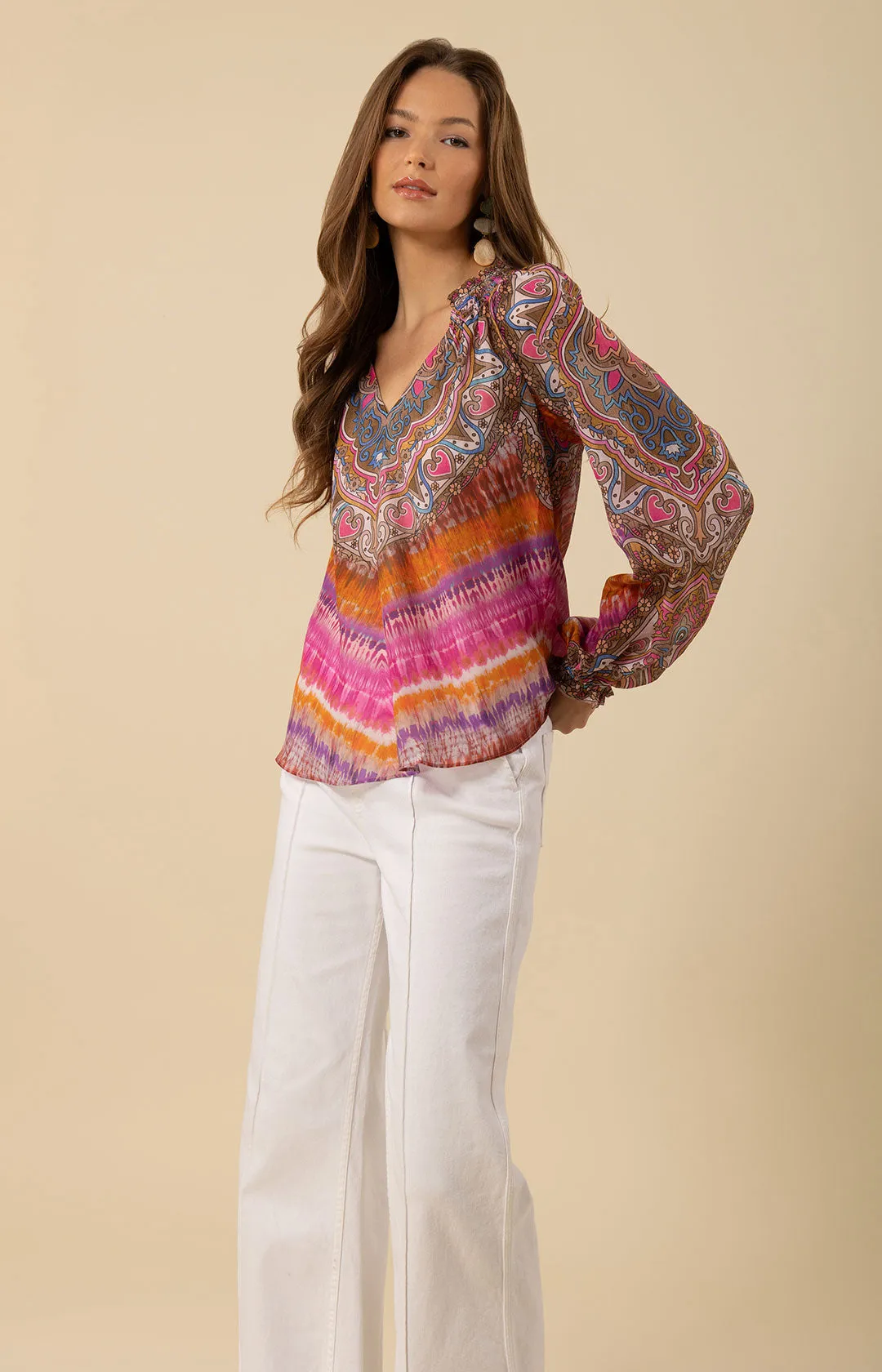 Sadie Voile Top sold by Hale Bob product image thumbnail 5