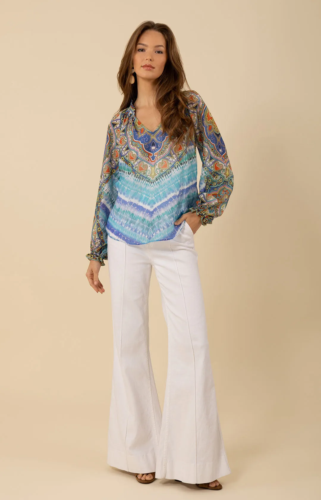 Sadie Voile Top sold by Hale Bob product image thumbnail 3
