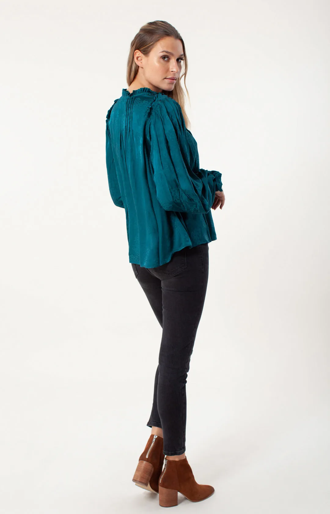 Nora Lace Up Top sold by Hale Bob product image thumbnail 4