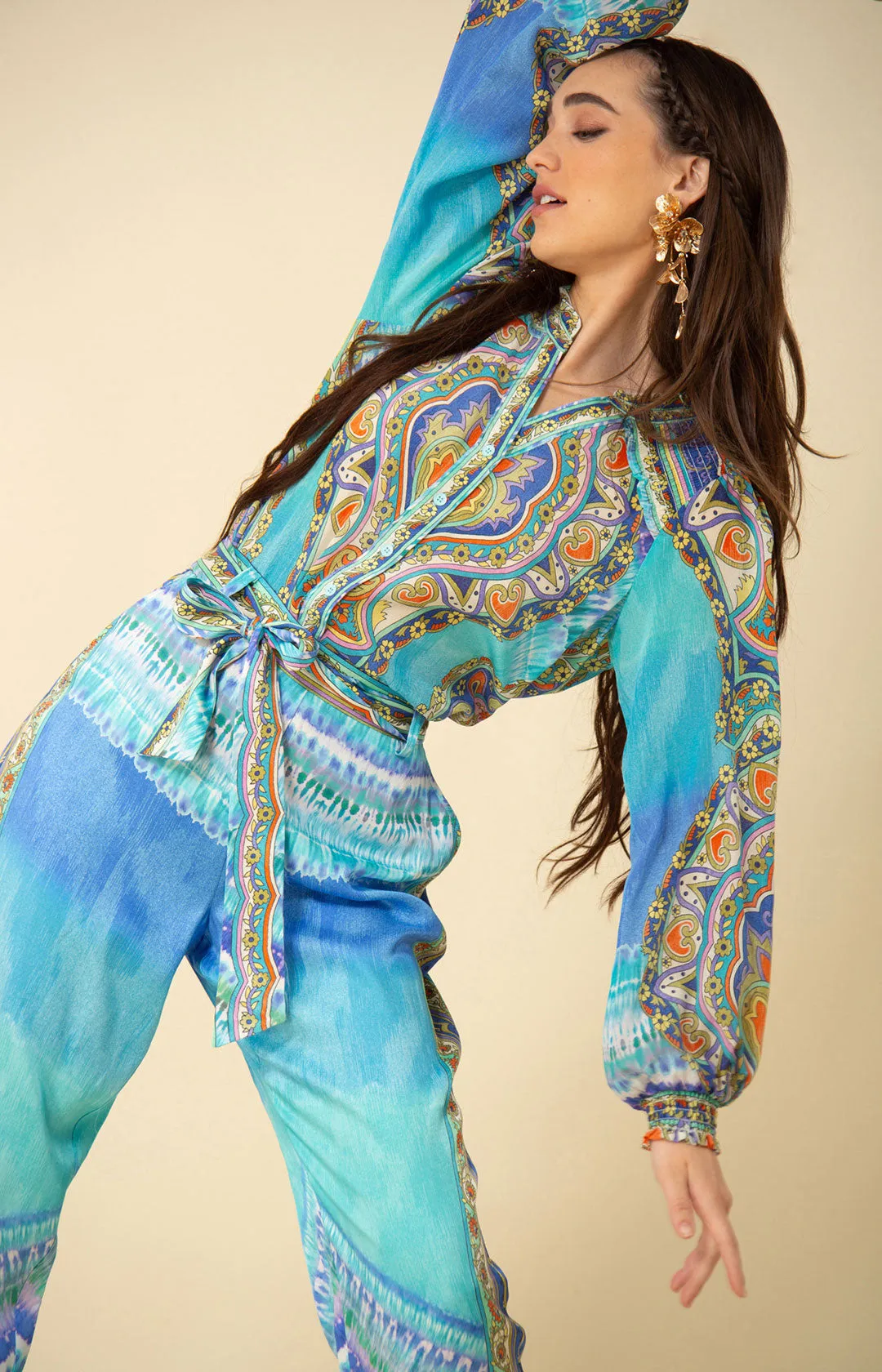 Natalia Silk Top sold by Hale Bob product image thumbnail 5