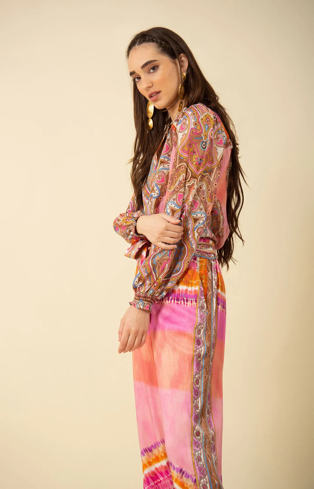 Natalia Silk Top sold by Hale Bob product image thumbnail 4