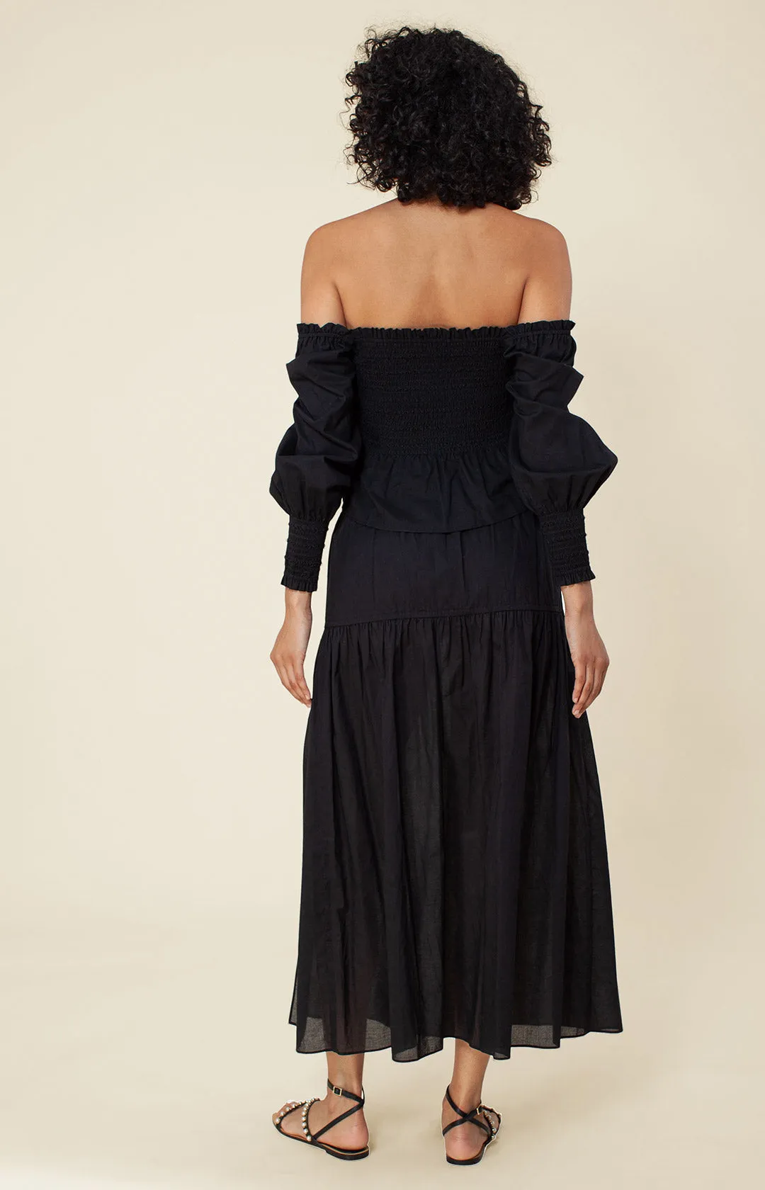 Mattie Solid Smocked Top sold by Hale Bob product image thumbnail 4