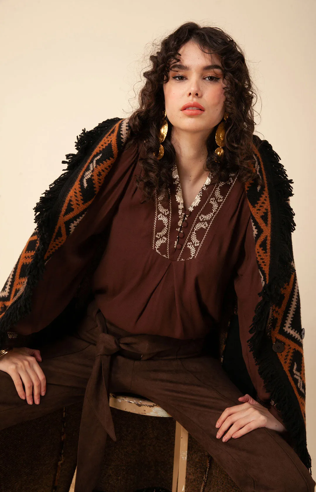 Leonie Embroidered Top sold by Hale Bob product image thumbnail 5