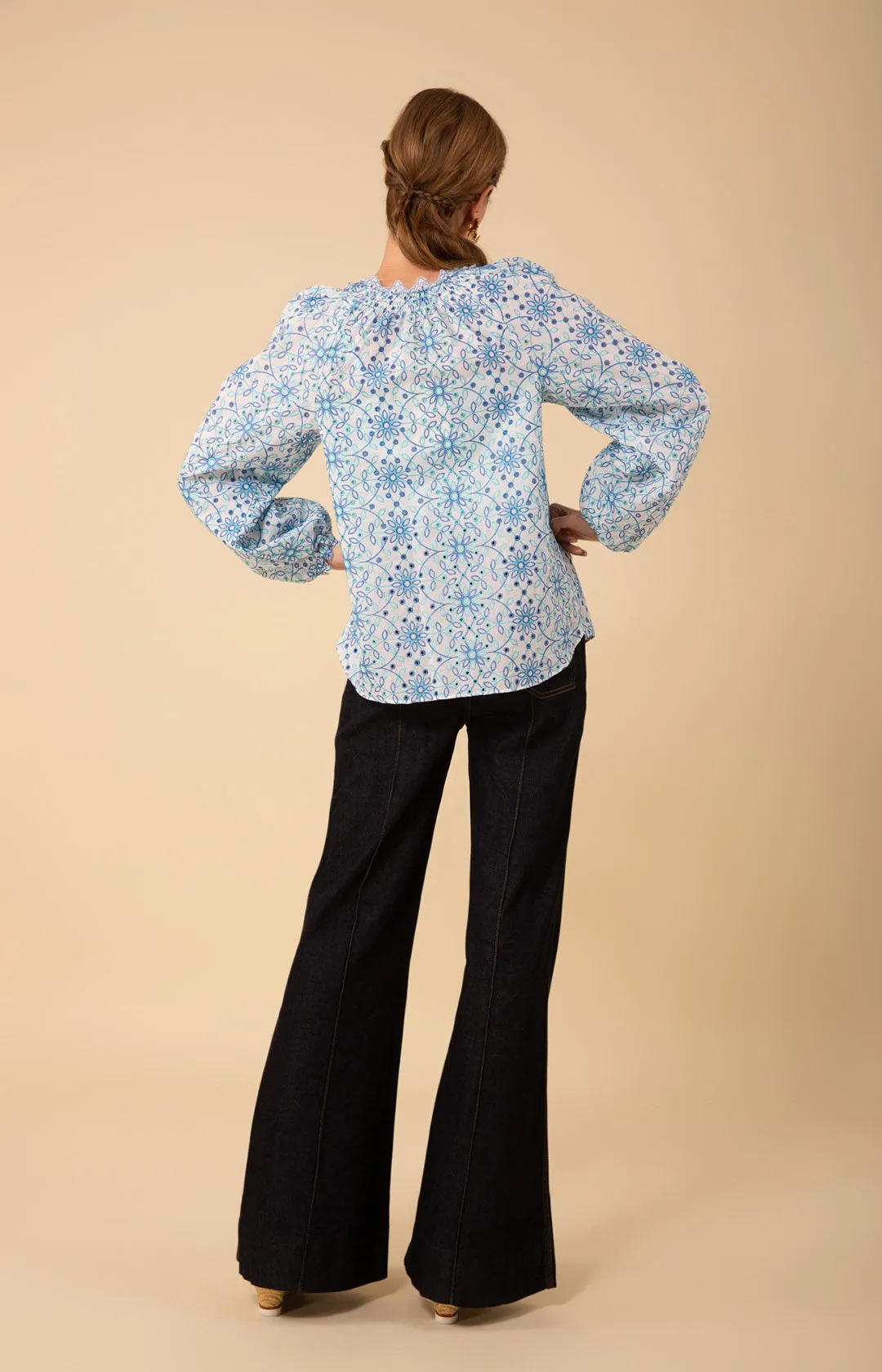 Arianna Eyelet Top sold by Hale Bob product image thumbnail 3