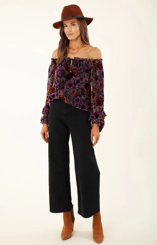 Magdelena Off Shoulder Top sold by Hale Bob