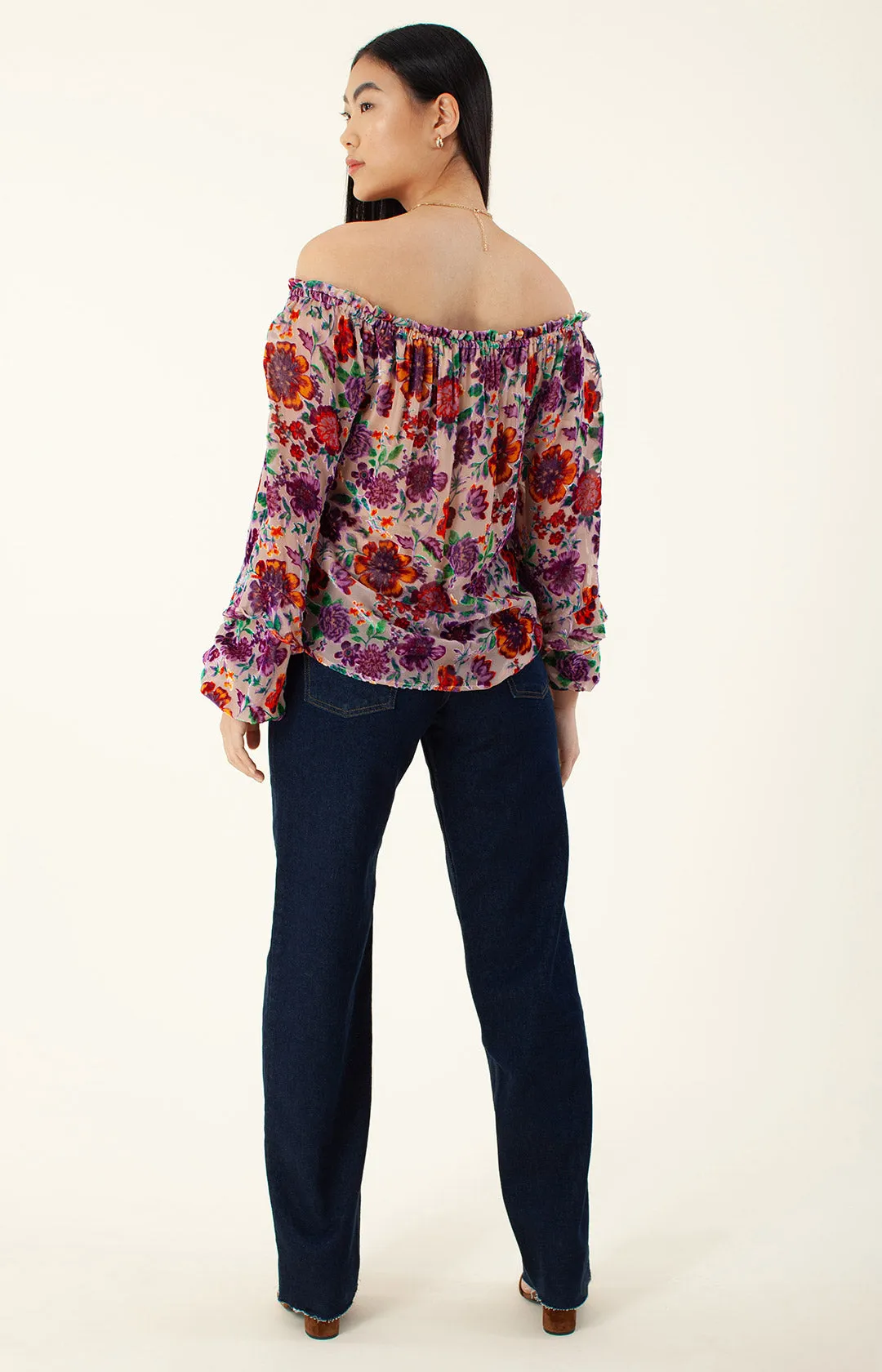 Magdelena Off Shoulder Top sold by Hale Bob product image thumbnail 5