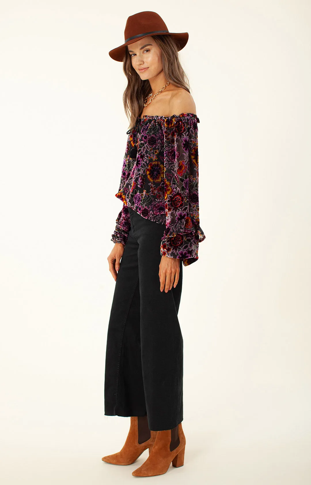 Magdelena Off Shoulder Top sold by Hale Bob product image thumbnail 2