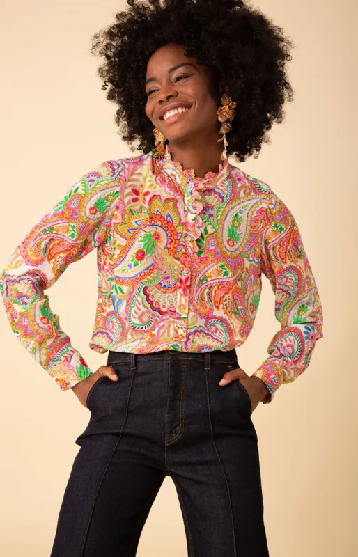 Molly Silk Top sold by Hale Bob