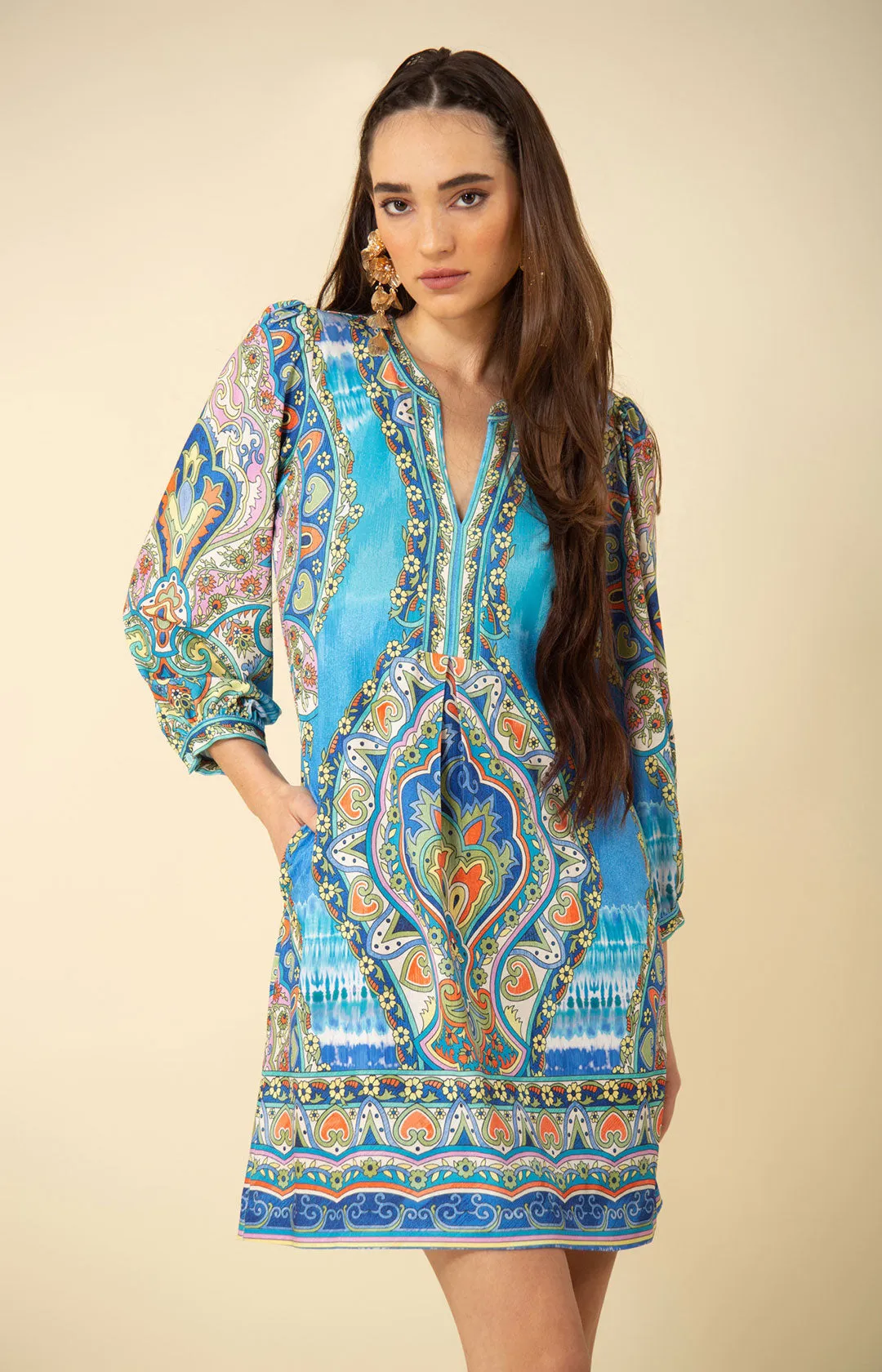 Gabriella Jersey Dress sold by Hale Bob product image thumbnail 5