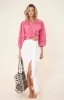 Venus Solid Draped Skirt sold by Hale Bob