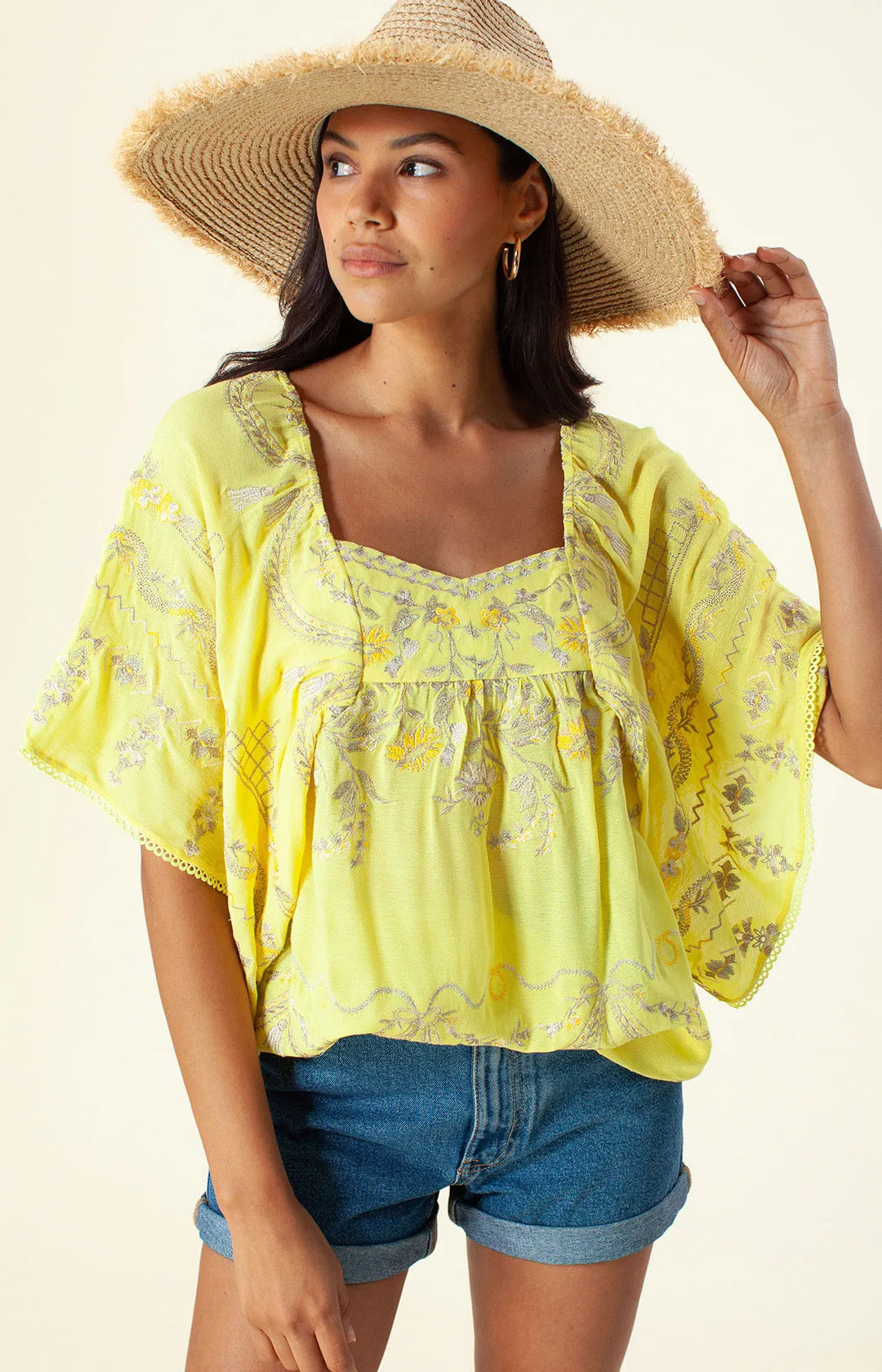 Arienne Embroidered Top sold by Hale Bob product image thumbnail 3