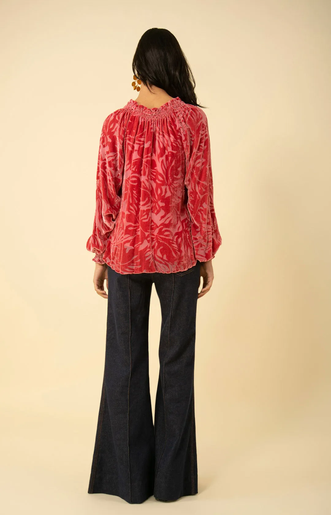 Nova Solid Velvet Burnout Top sold by Hale Bob product image thumbnail 2