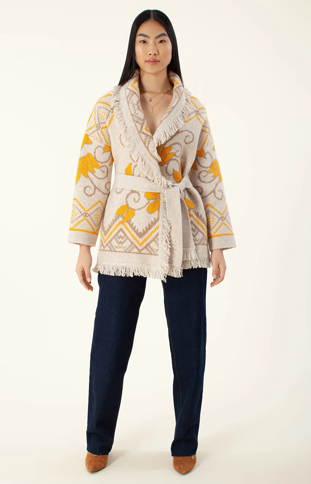 Romina Jacquard Sweater sold by Hale Bob product image thumbnail 4