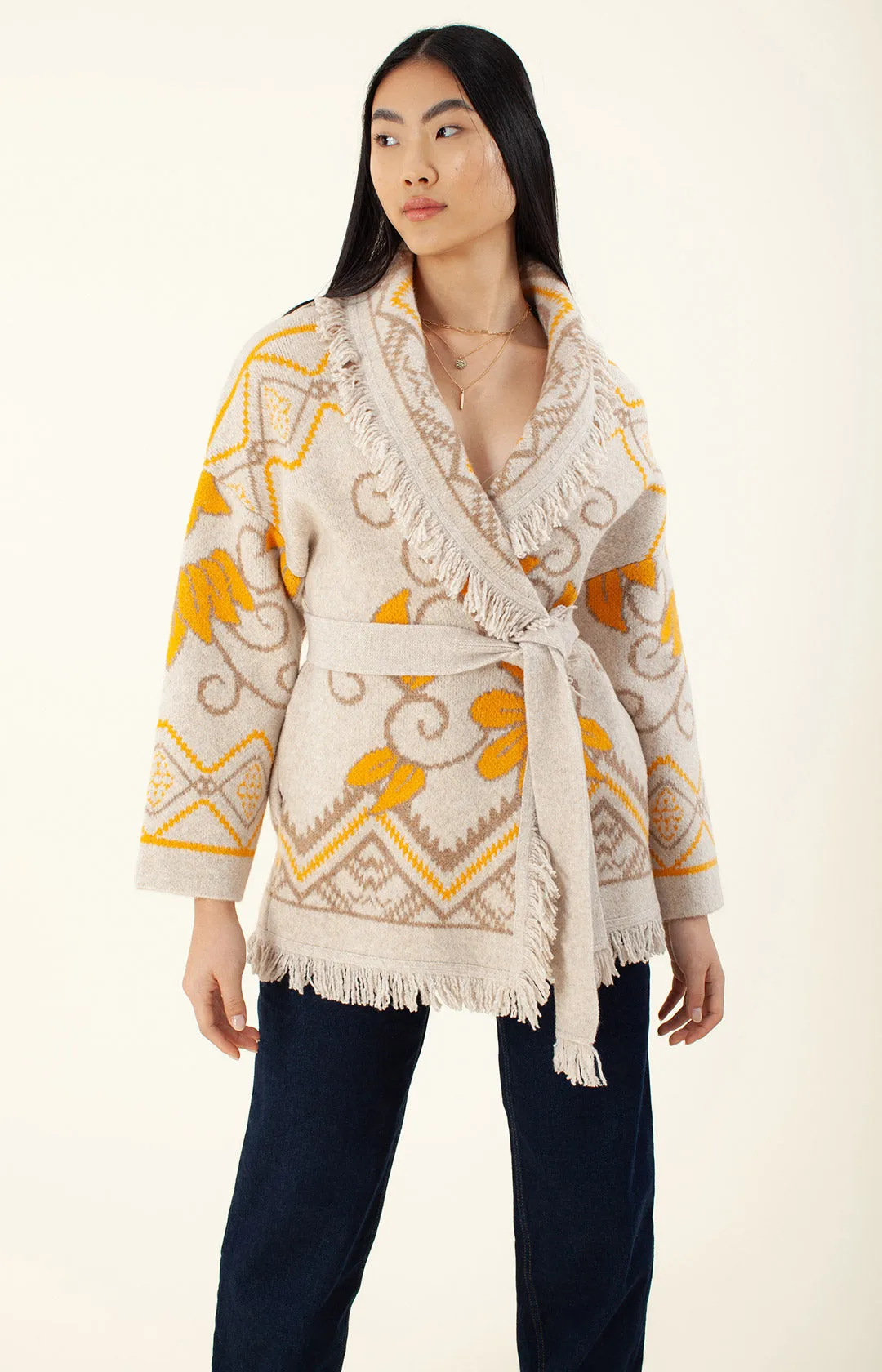 Romina Jacquard Sweater sold by Hale Bob