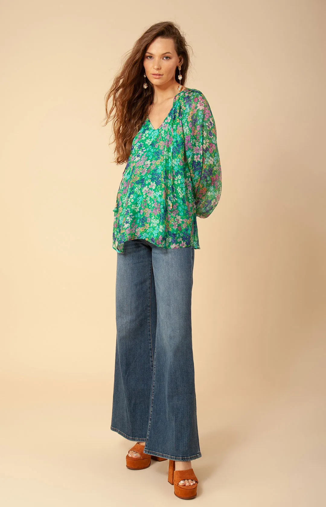 Hailey Chiffon Top sold by Hale Bob product image thumbnail 3