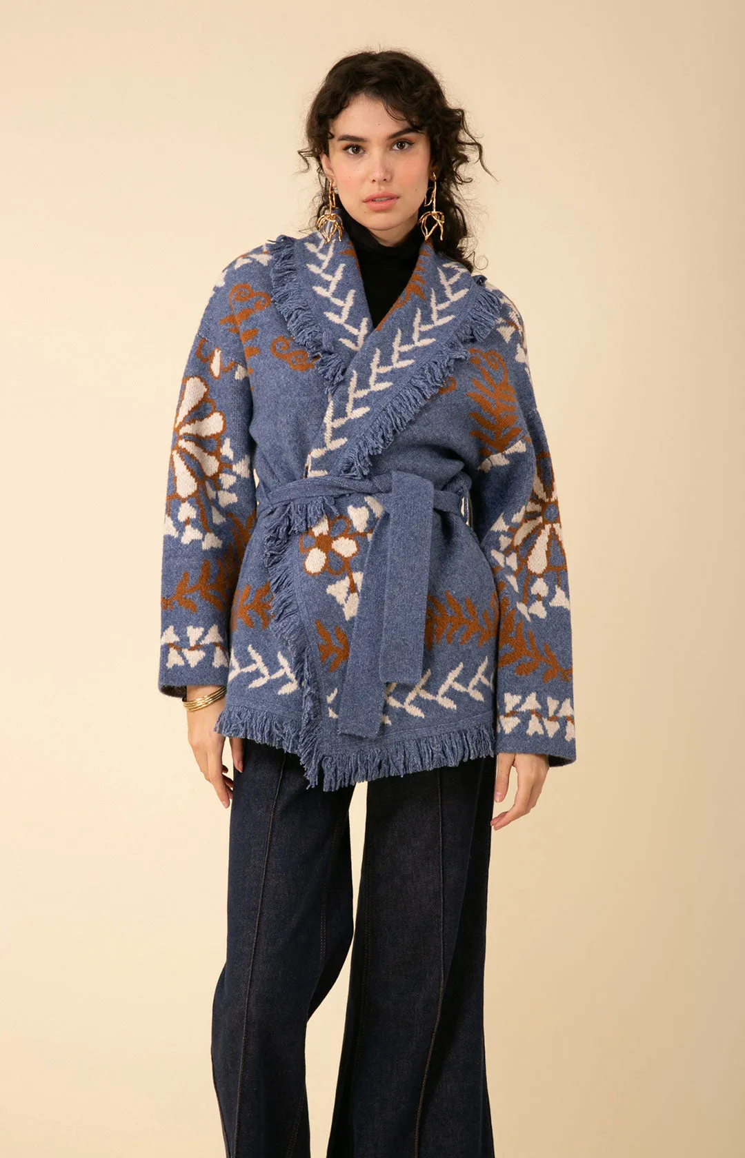 Charlie Jacquard Sweater sold by Hale Bob