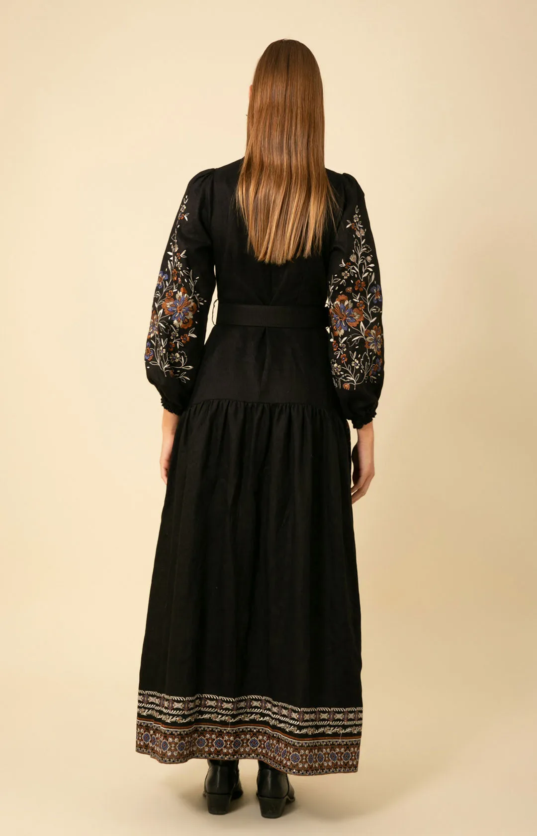 Melissa Embroidered Maxi Dress sold by Hale Bob product image thumbnail 3