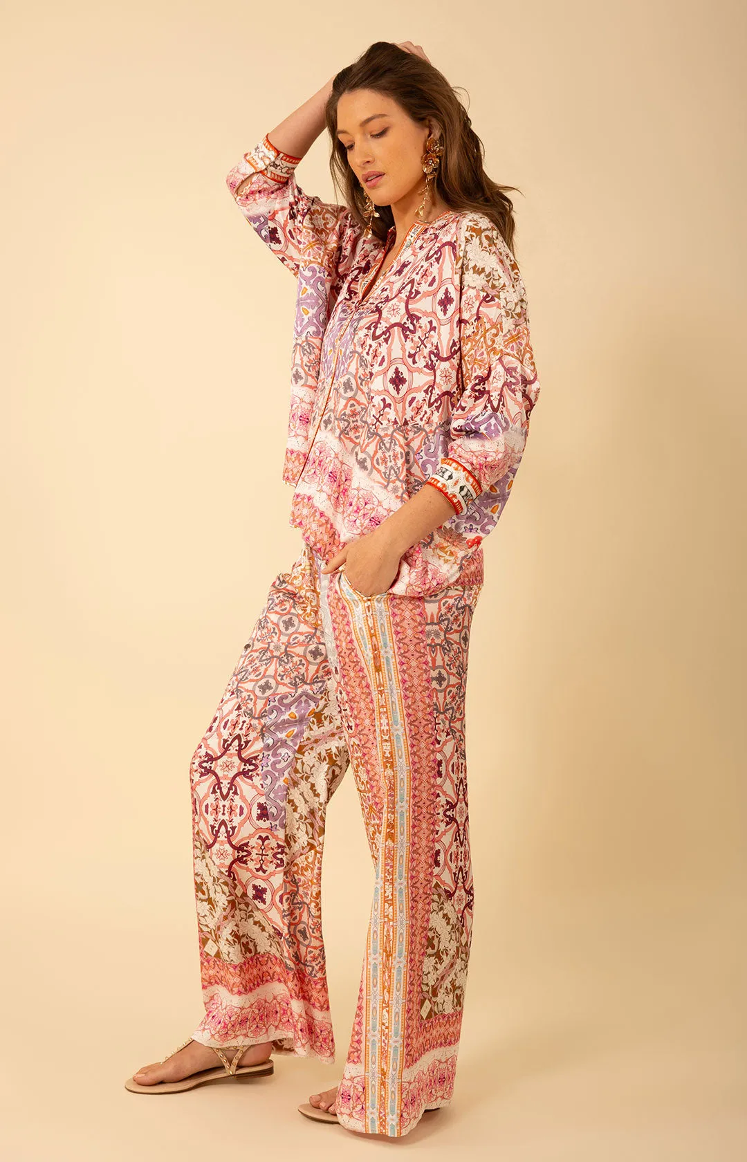 Alayah Oversized Scarf Top sold by Hale Bob product image thumbnail 5