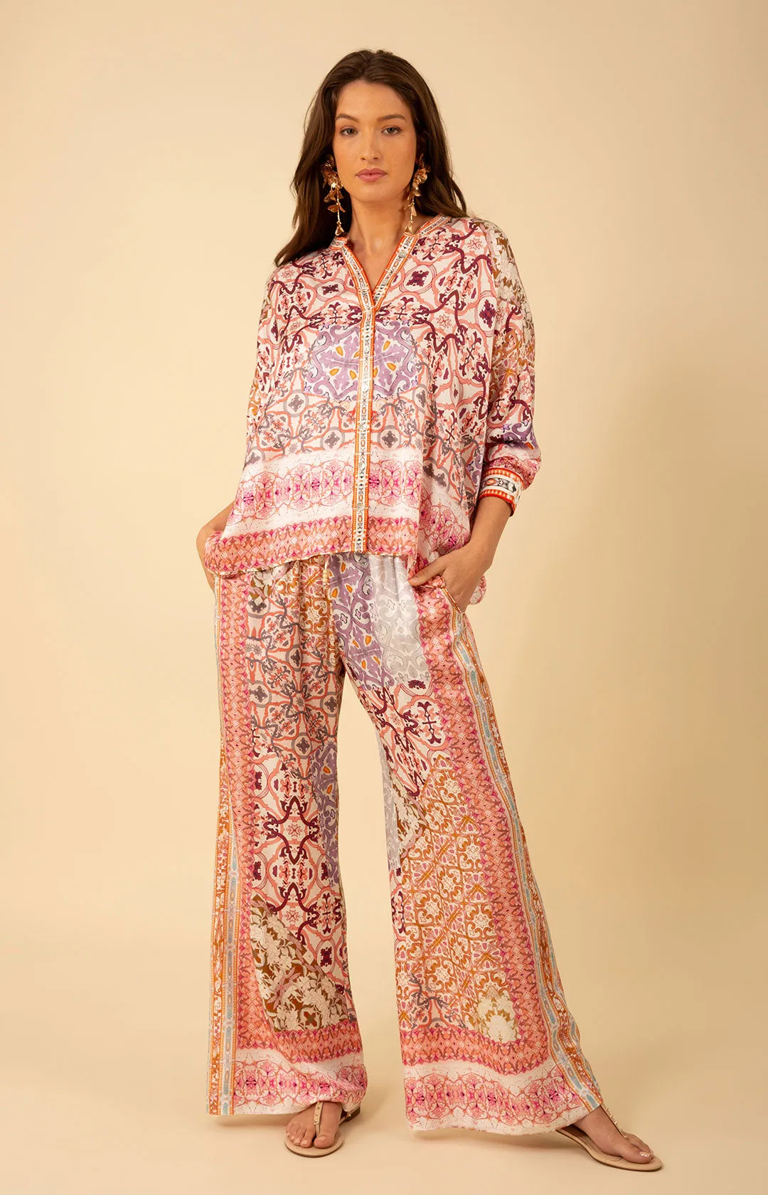 Alayah Oversized Scarf Top sold by Hale Bob product image thumbnail 3