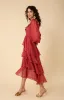Alma Tiered Chiffon Dress sold by Hale Bob
