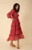 Alma Tiered Chiffon Dress sold by Hale Bob