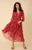 Alma Tiered Chiffon Dress sold by Hale Bob